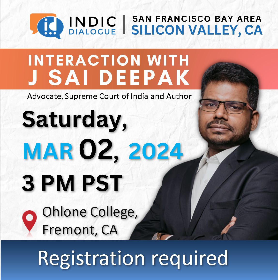 Interaction with J Sai Deepak Silicon Valley, CA